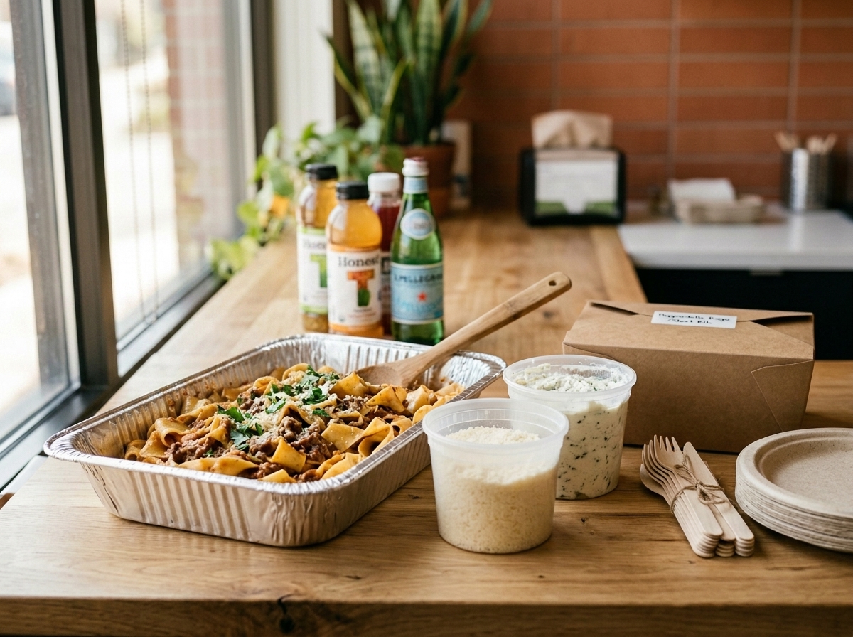 Hand-rolled pasta with short-rib ragù